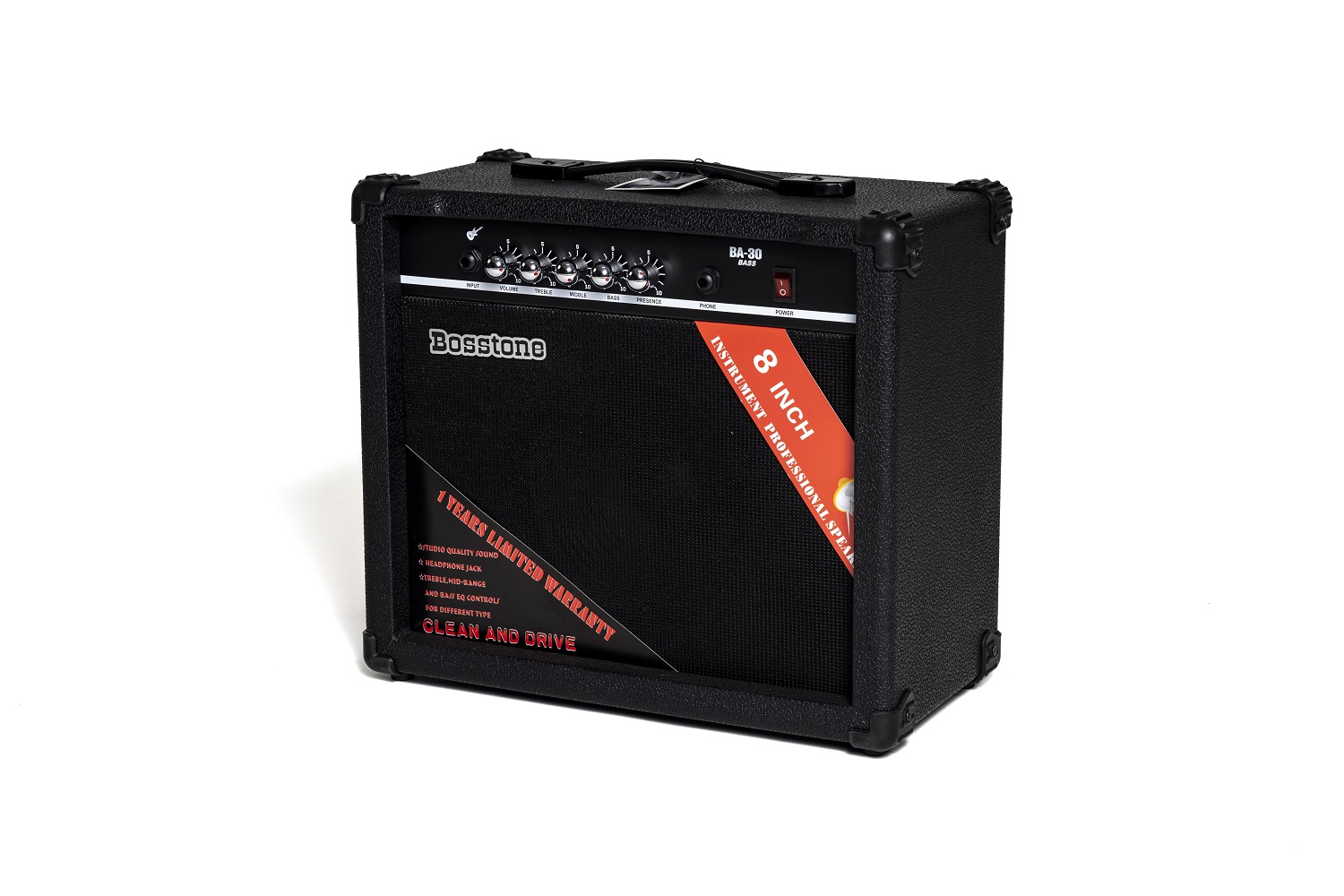 Bosstone BA-30W Black Комбоусилитель басовый