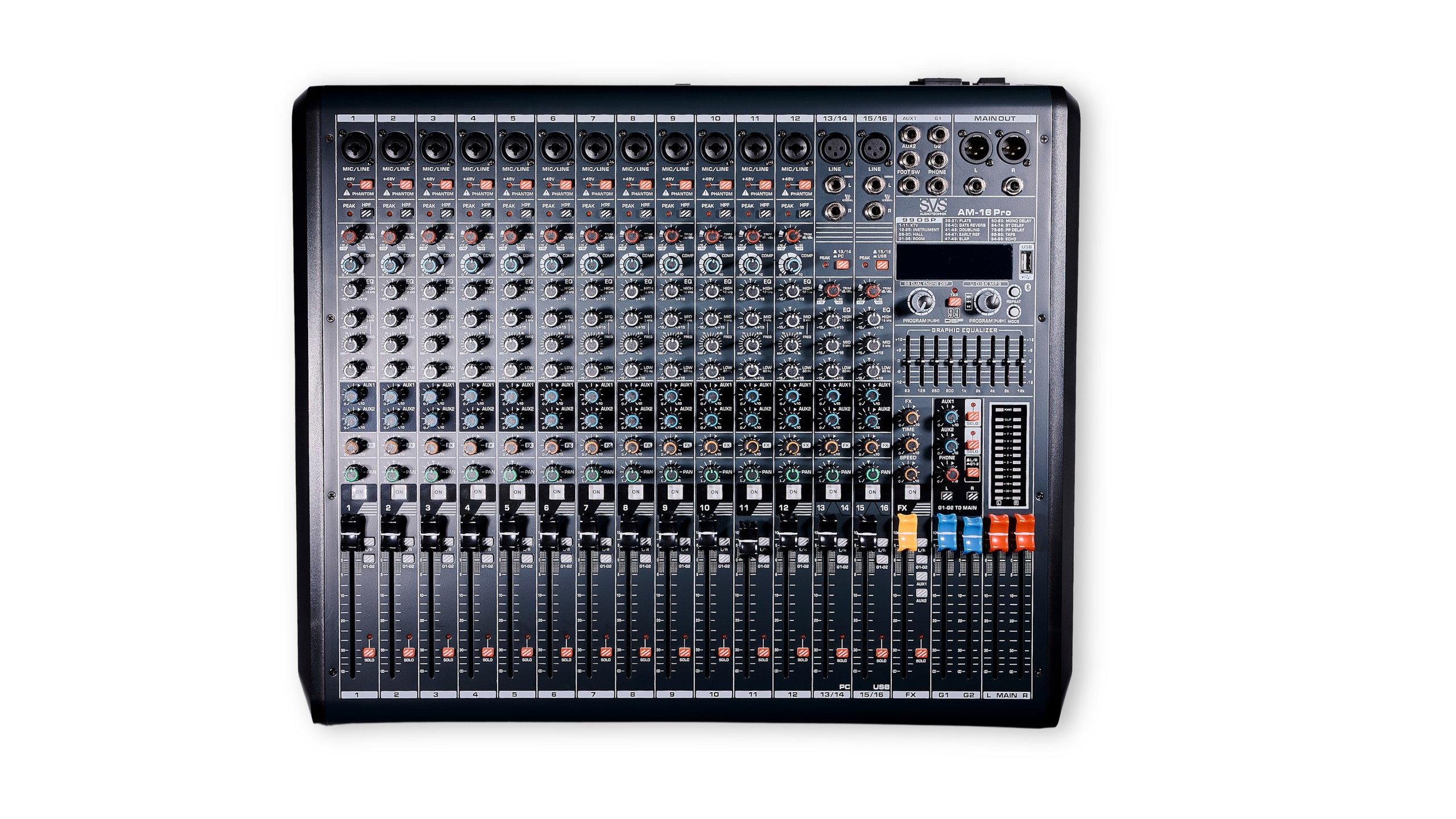 SVS AUDIOTECHNIK MIXERS AM-16 PRO Аналоговый микшерный пульт